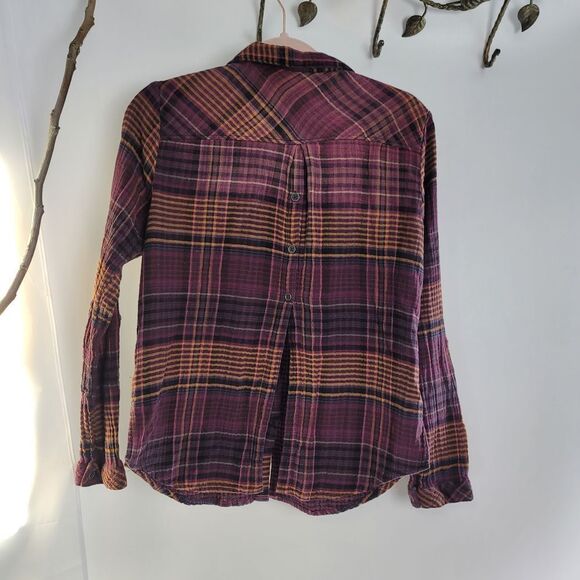 Harper 100% Cotton Plaid Button-Up Shirt - Picture 6 of 8